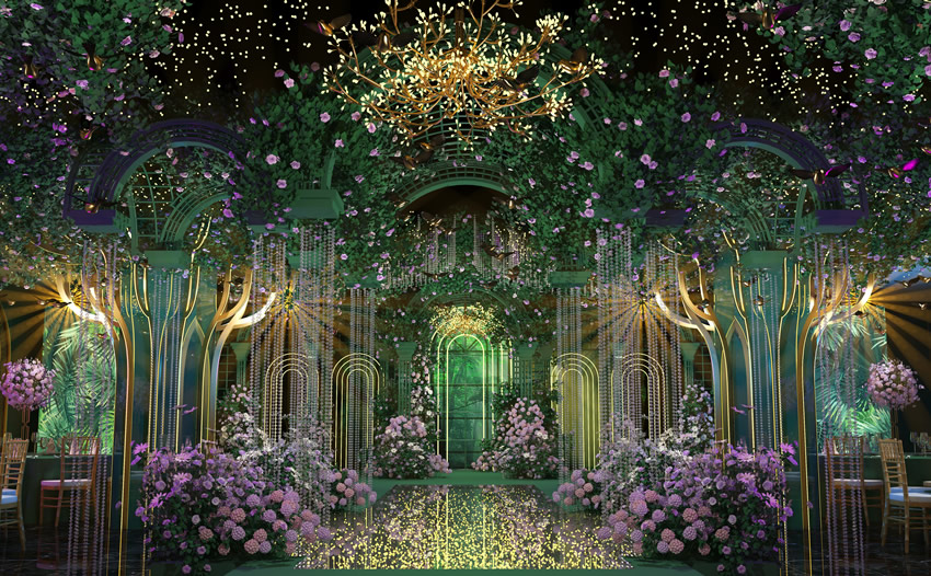 绥滨奇妙森林婚礼堂效果展示