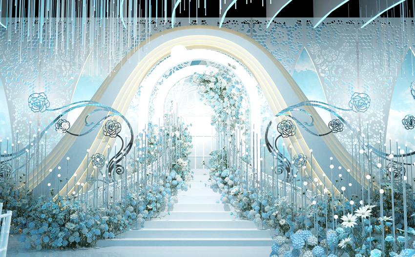 绥滨釡香烙馍村水晶厅效果展示